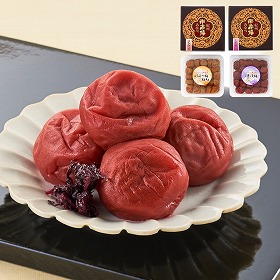 紀州みなべの南高梅 2種セット しそ漬梅干・はちみつ漬梅干 各400g 梅干し【送料込み】【二重包装不可】【お届け不可地域：離島】