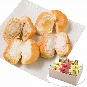 3%OFF【お中元2025】八天堂 オリジナルふるさとくりーむパン詰合せ 4716-015 パン スイーツ【送料込み】【二重包装不可】【お届け不可地域:北海道・沖縄・離島】
