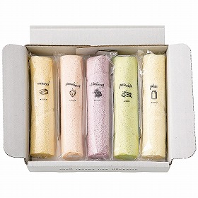 3%OFF【お中元2025】5種のふわふわスティックロールケーキ 440329 4720-040 スイーツ 洋菓子【送料込み】【二重包装不可】【お届け不可地域:北海道・沖縄・離島】