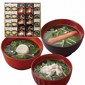 【お歳暮2025】美味心 極 お吸い物&みそ汁ギフト GZ-EO 9867-057 みそ汁【送料込み】【二重包装不可】【お届け不可地域:北海道・沖縄・離島】