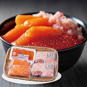 海鮮丼の具セット いくら サーモン まぐろたたき 6371-50 4824-317 和風惣菜 丼【送料込み】【二重包装不可】【お届け不可地域：北海道・沖縄・離島】