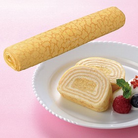 味の素 冷凍 フリーカットケーキミルクレープロール プレーン 275G スイーツ 洋菓子 ホームパーティー 業務用【送料込み】【二重包装不可】