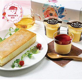 【母の日2026】とろける北海道プリンとチーズケーキ 440369 1851-363 スイーツ 洋菓子【送料込み】【二重包装不可】【お届け不可地域：北海道・沖縄・離島】【お届け日時指定不可】
