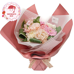 【母の日2026】生花置いて飾れるブーケ 26-MD-FF03 1852-353 フラワー 花【送料込み】【二重包装不可】【お届け不可地域：北海道・沖縄・離島】【お届け日時指定不可】