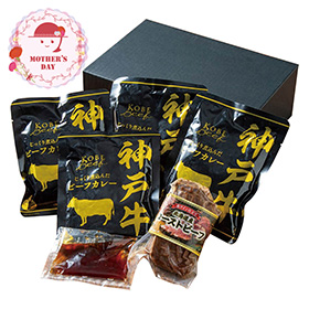 【母の日2026】神戸ビーフカレー＆北海道産ローストビーフ詰合せ 3826-50 1852-656 カレー【送料込み】【二重包装不可】【お届け不可地域：北海道・沖縄・離島】【お届け日時指定不可】