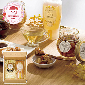 【母の日2026】ナッツの蜂蜜漬けとからだに優しいアカシアはちみつのセット 1854-802 ハニー 蜂蜜【送料込み】【二重包装不可】【お届け不可地域：北海道・沖縄・離島】【お届け日時指定不可】