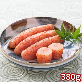 福岡 鳴海屋 無着色辛子明太子 380ｇ めんたいこ【送料込み】【二重包装不可】【お届け不可地域：離島】