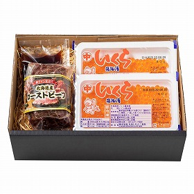 北海道産 ローストビーフ＆いくら詰合せ 3823-50 1894-844 洋風惣菜【送料込み】【二重包装不可】【お届け不可地域：北海道・沖縄・離島】