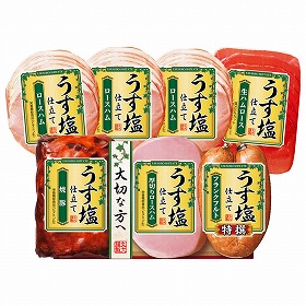 【お中元2025】うす塩仕立て TS-407 ハム 焼き豚 フランクフルト 詰め合わせ 丸大食品 【送料込み】【二重包装不可】