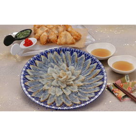 福岡 「ふく太郎本部」 ふく炙り刺身とふくから揚げ まふく炙り刺身80g ふぐから揚げ粉付き200g【送料込み】