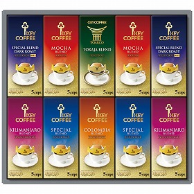 キーコーヒー ドリップオン・レギュラーコーヒーギフト KDV-50L 4214-061 コーヒー ドリップバッグ【送料込み】【お届け不可地域：北海道・沖縄・離島】