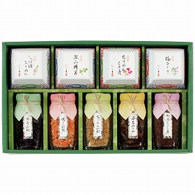 京･料亭 わらびの里 京楽味 佃煮詰合せ わS-50 4264-028 和風惣菜 ごはんのお供【送料込み】【お届け不可地域：北海道・沖縄・離島】