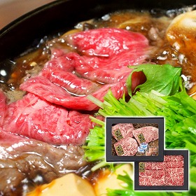香川 オリーブ牛ステーキ&すき焼き 牛肉【送料込み】【二重包装不可】【お届け不可地域：離島】