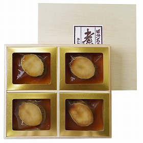 山梨 かいや あわび磯煮 4粒 貝 アワビ【送料込み】【二重包装不可】【お届け不可地域：離島】