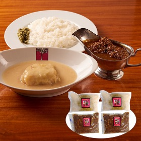 東京 新宿アカシア ロールキャベツシチュー・極辛カレーセット 洋風惣菜 詰合せ【送料込み】【二重包装不可】【お届け不可地域：離島】