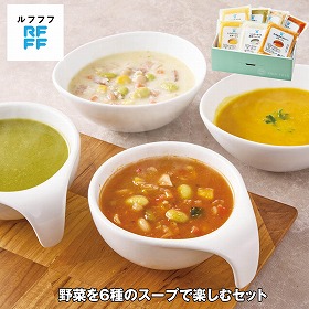 【お歳暮2025】RFFF 野菜を6種のスープで楽しむセット 洋風惣菜【送料込み】【お届け不可地域:離島】_853
