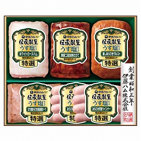 【お歳暮2025】 伊藤ハム 伝承献呈うす塩仕上げ GMU-4V ハムギフト【送料込み】【二重包装不可】