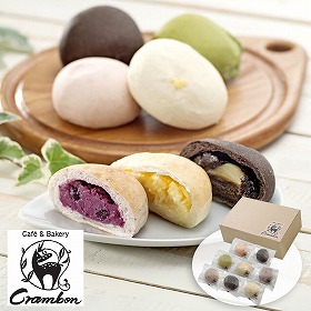 Crambon 冷やしクリームパン 8種 CB-40R 4820-941 パン スイーツ【送料込み】【二重包装不可】【お届け不可地域：北海道・沖縄・離島】
