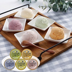 乳蔵 北海道アイスクリーム5種5個 110167 4821-575 スイーツ アイス【送料込み】【二重包装不可】【お届け不可地域：北海道・沖縄・離島】