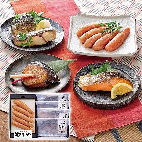 やまや 辛子明太子・レンジで簡単焼魚詰合わせ 38326 4828-214 簡単調理【送料込み】【お届け不可地域：北海道・沖縄・離島】