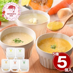 【母の日2026】Maazel Maazel 34種のやさい畑スープセット5種5個入り スープ スムージー【送料込み】【二重包装不可】【お届け不可地域：離島】【お届け日時指定不可】