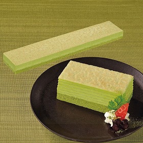 味の素 冷凍 フリーカットケーキ ミルクレープ 抹茶 京都府産宇治抹茶使用 400g スイーツ 洋菓子 ホームパーティー 業務用【送料込み】【二重包装不可】