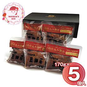 【母の日2026】2段仕込みハンバーグ詰合せ HBK-A 1851-779 洋風惣菜【送料込み】【二重包装不可】【お届け不可地域：北海道・沖縄・離島】【お届け日時指定不可】