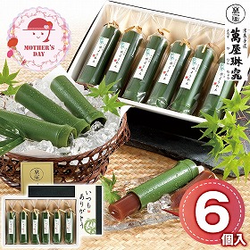 【母の日2026】京都 萬屋琳窕 京の竹筒水ようかん MF-YJ-TKE 和菓子 スイーツ 羊羹【送料込み】【二重包装不可】