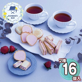 【父の日2026】苺のワルツ2種ギフトM 1857-252 スイーツ 洋菓子【送料込み】【二重包装不可】【お届け不可地域：北海道・沖縄・離島】【お届け日時指定不可】