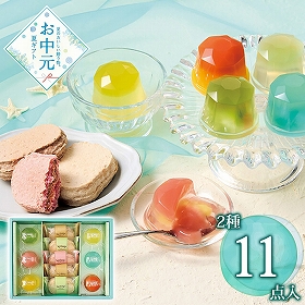 【お中元2026】西鎌倉レ・シュー 西鎌倉みなもゼリー＆ダックワーズ 1691-034 スイーツ 洋菓子【送料込み】【二重包装不可】【お届け不可地域：北海道・沖縄・離島】