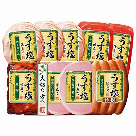 【お中元2025】うす塩仕立て TS-509 ハム 焼き豚 ウインナー 詰め合わせ 丸大食品 【送料込み】【二重包装不可】