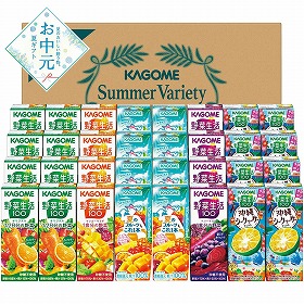 【お中元2026】カゴメ すこやかサマーバラエティギフト 紙容器 野菜飲料【送料込み】【二重包装不可】_1015