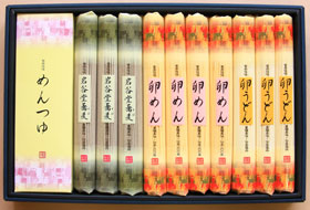 岩手県特産品　そうめん  卵めん食楽佳味ギフトセット（化粧箱入り K-10） 【送料込み】【お届け不可地域:沖縄・離島】