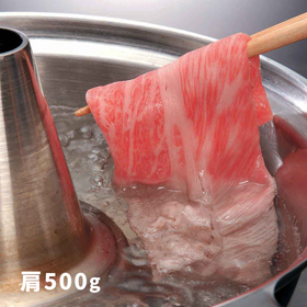 大分 豊後牛 しゃぶしゃぶ 肩肉 500g【送料込み】