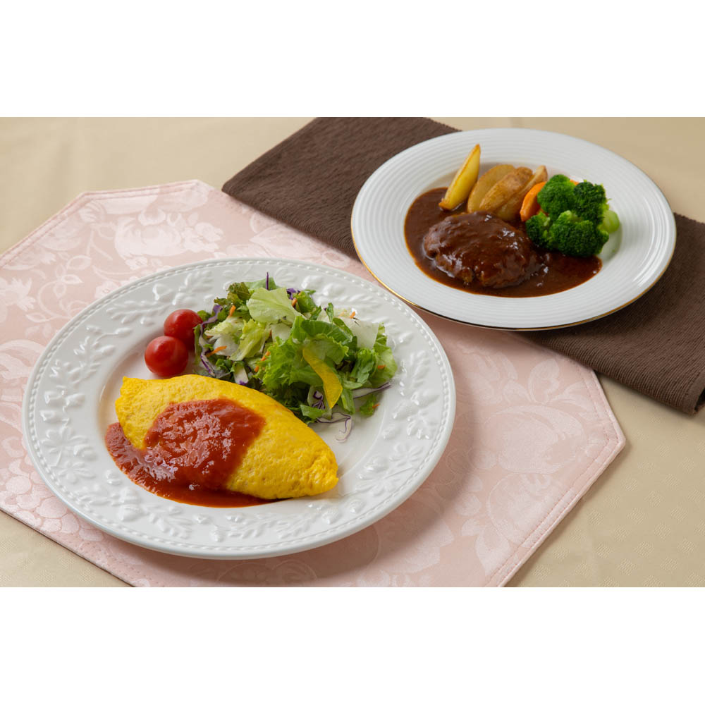 大阪 大正11年創業 北極星 オムライス ハンバーグセット 送料込み の通販 お取り寄せ わが街とくさんネット