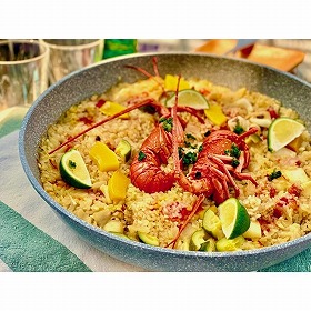 伊勢海老のパエリアミールキット【送料込み】【お届け不可地域:北海道・沖縄・離島】