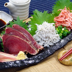 石原水産 静岡県産 鰹たたき 桜えび しらす セット カツオ 鰹 かつおたたき【送料込み】