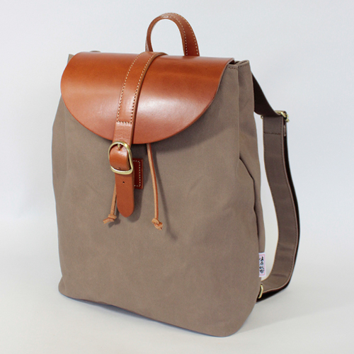 兵庫県 出石帆布リュック 4000 01 ネズミ 送料込み の通販 お取り寄せ わが街とくさんネット