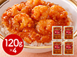 東京 赤坂四川飯店 監修 乾焼蝦仁丼の具4個セット 中華惣菜【送料込み】【二重包装不可】【お届け不可地域：離島】