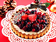 【クリスマス2022】クリスマス５種のベリー贅沢レアチーズタルト【送料込み】【お届け不可地域：沖縄・離島】