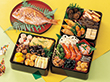 【おせち2024】新含気おせちセット 五葉 22品　鯛付 約3～5人前 要盛り付け【送料込み】【お届け不可地域：北海道・沖縄・離島】【12月30日お届け】【時間指定不可】