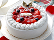【クリスマス2023】銀座千疋屋 ベリーのレアチーズケーキ 直径15cm ヒイラギ ・ ロウソク 付き【送料込み】【お届け不可地域：沖縄・離島】
