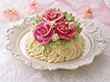 【母の日2025】「ドルチェ ディ ロッカ カリーノ」バラのフラワーケーキ スイーツ チーズケーキ【送料込み】【二重包装不可】【お届け不可地域：離島】【お届け日時指定不可】_81038