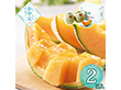 【お中元2026】北海道産 富良野メロン2玉 810040 1625-047 フルーツ 果物【送料込み】【二重包装不可】【お届け不可地域：北海道・沖縄・離島】