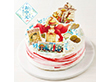 【お中元2026】ONE PIECE ルフィ オリジナルケーキ 5号 スイーツ 洋菓子【送料込み】【二重包装不可】【お届け不可地域：離島】【お届け日時指定不可】_502